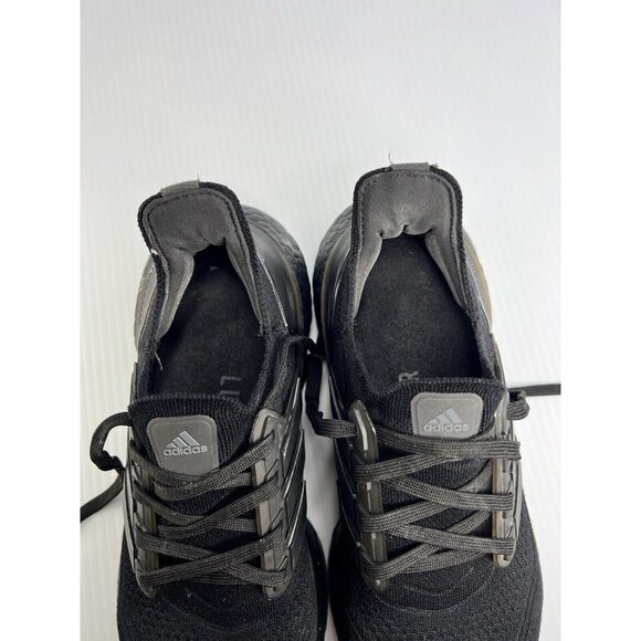 Adidas Ultraboost 21 Mens Athletic Triple Black Running Shoes FY0306 Size 6 - Picture 4 of 6